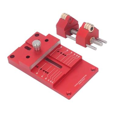 Imagem de Cryfokt Guia de Afiação de Cinzel, Kit de Afiação de Cinzel Durável Anticorrosão Em Liga de Alumínio Referência de Rolo Duplo 15-45 Graus para Marcenaria