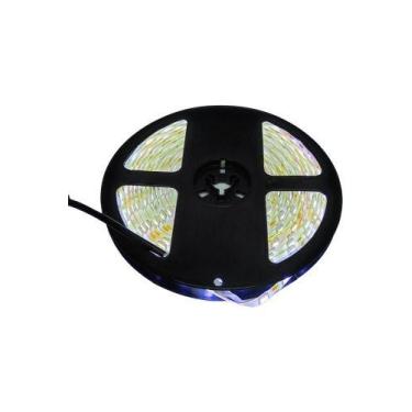 Imagem de Fita Led 5050 Rolo 5m 300 Leds Silicone Branco Frio S Fonte, iso9001