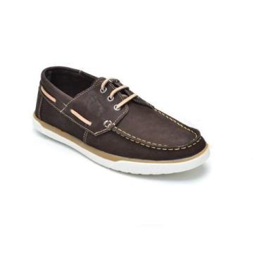 Imagem de Mocassim Top Sider em Couro Legitimo com solado de borracha - GTS, 42