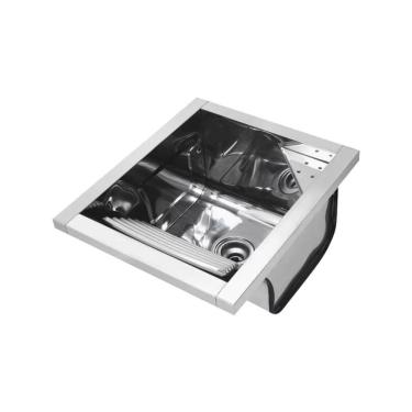 Imagem de Tanque De Sobrepor Docol Reto 017048ch 44x51 Inox Alto Brilho