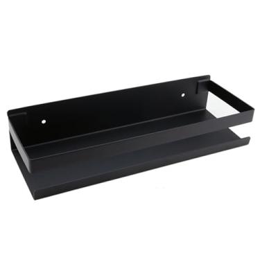 Imagem de Suporte de chuveiro de banheiro, prateleira de chuveiro de aço inoxidável para organização de cesta de cozinha - 30 cm, preto