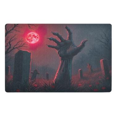 Imagem de Tapete Zombie Hand Front Door Absorvente Outdoor Welcome Mat 81.3 cm x 50.8 cm Tapete para cães