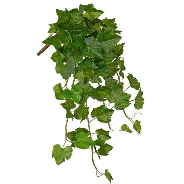 Imagem de Planta suspensa artificial de 61 cm com arbusto de folha de uva plantas artificiais decorativas plantas falsas para decoração de parede de janela