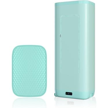 Imagem de Secador De Roupas Portátil De Viagem Mini Secador De Ar 850w Secador De Roupas Casa Pequena Operação De Tela Sensível Ao Toque Leve, Groen