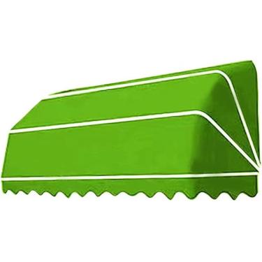 Imagem de Toldo Retrátil Curvado Francês Dobrável Para Pátio, Dossel De Varanda, Toldo Dobrável De Poliéster, Toldo Retrátil Para Pátio Diy, Varanda, Alpendre, Fluorescent Green, 100 * 60 * 60cm
