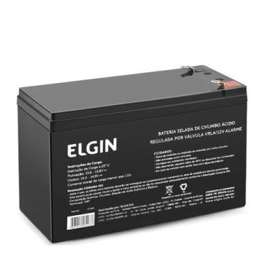 Imagem de Bateria Selada De Chumbo Vrla 12V Alarme, Cerca Eletrica Elgin