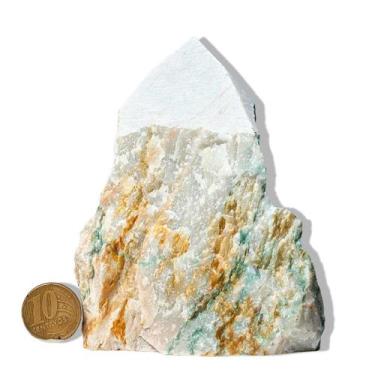 Imagem de 01 Jadeita Pé e Bico Serrado 8 a 12cm 400 a 500g Tipo B - Cristaisdecu