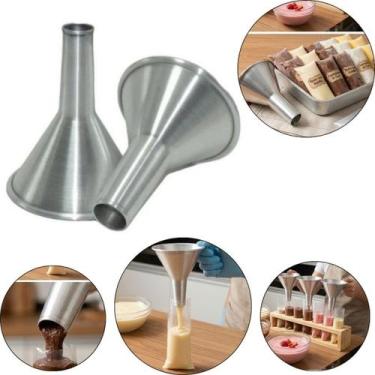 Imagem de Funil para Cozinha Culinária Multiuso nº2 Boca 27mm p/ Geladinho Gourm