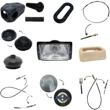 Imagem de Kit Reforma Microtrator Yanmar TC11 TC12 TC14 SUPER ( Farol Alto e Bai