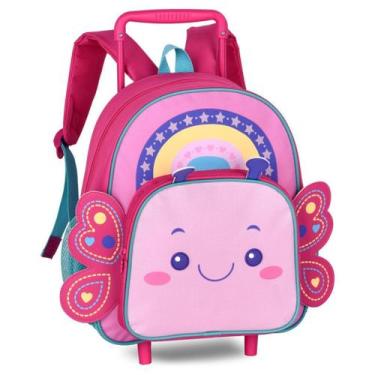 Imagem de Mochila Carrinho 13" Cp26263b Abelhinha E Borboleta - Clio Pets