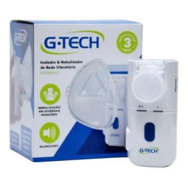 Imagem de Nebulizador Rede Viratoria Sem Fio Portátil Inalador G-tech Adulto e I