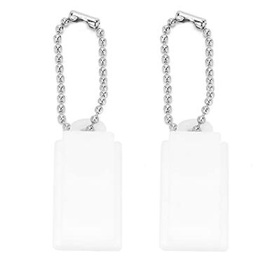 Imagem de Capa para porta-chaves de bateria para auriculares, estojo para bateria de viagem para auscultadores portátil, estojo para armazenamento com botões de plástico, caixa de suporte, estojo de armazenamento