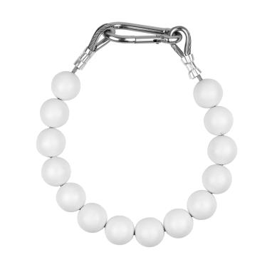 Imagem de Transgood Anel retentor mastro mantém a bandeira perto do mastro, para poste de 5 a 7 polegadas de diâmetro, contas resistentes, cabo de aço inoxidável, fácil de instalar, estender a vida útil da bandeira