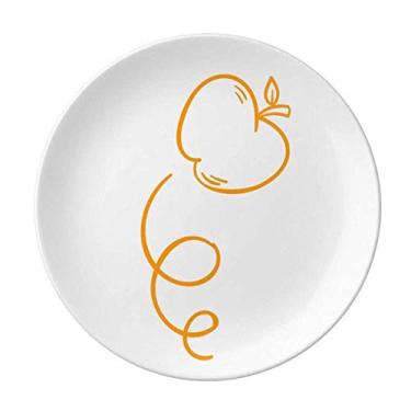 Imagem de Prato decorativo de porcelana para mesa Parabolic Trajectory Motion