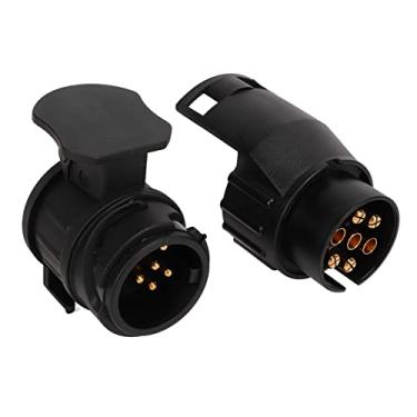 Imagem de Adaptador de Tomada para Barra de Reboque, 7 Pinos para 13 Pinos e 13 Pinos para 7 Pinos 12V Adaptador de Soquete de Reboque para Todos Os Plugues de Reboque UE