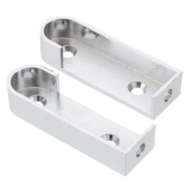 Imagem de DOITOOL 4 Pcs suporte de vara de roupas ferragens para móveis suporte de tubo de guarda-roupa suporte de haste de suspensão pendurando roupas acessórios de haste