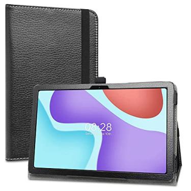 Imagem de LiuShan Capa Dobrável Fina de Couro PU para Tablet ALLDOCUBE iplay 50/50 Pro de 10,4 Polegadas (Não Serve para iplay 40/40 Pro), Preta