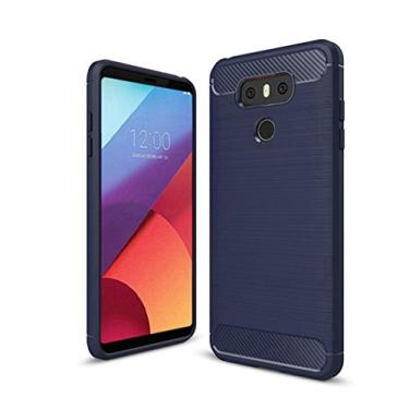 Imagem de Capa para LG G6 Plus, sensação macia, proteção total, anti-arranhões e impressões digitais + capa de celular resistente a arranhões para LG G6 Plus