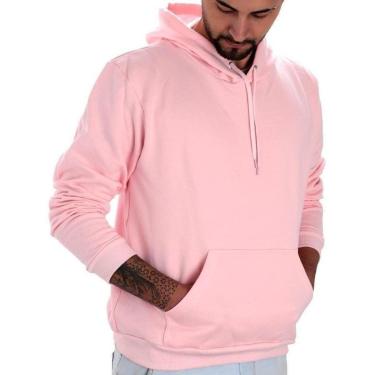 Imagem de Blusa de Frio Moletom Homem e Mulher Treino Confortável Leve Blusão-Feminino