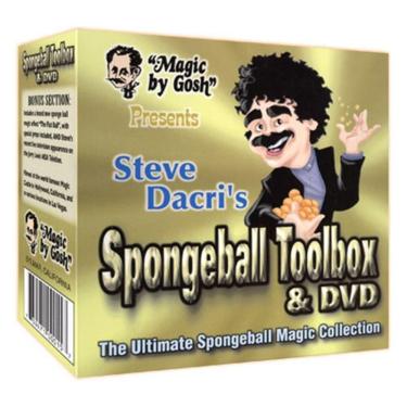 Imagem de Kit Magica Espuma Sponge Ball Toolbox Dvd Goshman By Steve Dacri`s