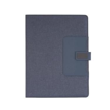 Imagem de Pasta Executiva Almofadada, Caderno de 20 Folhas A4, Bolso na Capa, Organize seus documentos e anotações com estilo e praticidade (Azul)