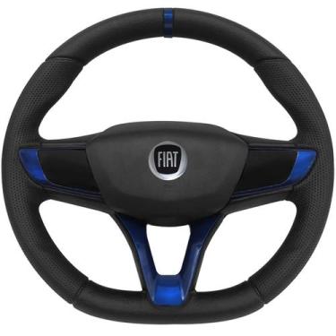 Imagem de Volante Esportivo Fiat Palio Siena Strada Uno Fiorino com Cubo Black E