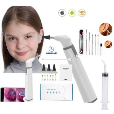 Imagem de Ferramentas Para Limpeza Ouvido Endoscópio Câmera Em Hd, Led - SMALL B