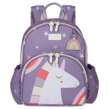 Imagem de Mochila Kids Infantil Unicórnio com Estojo Escolar Masterbag