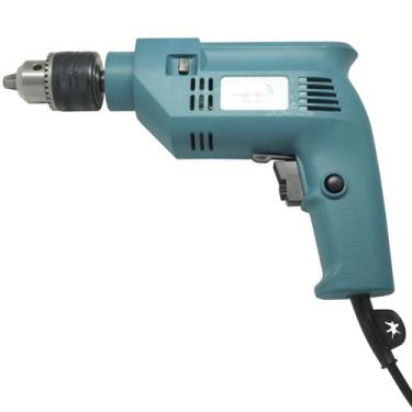 Imagem de Furadeira de Impacto 3/8 10mm Profissional 550W Reversível com Cabo Em