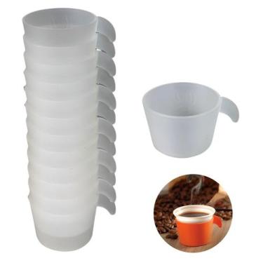Imagem de Conjunto Copete 12 Porta Copos Descartável Cantinho Do Café Em Plástic