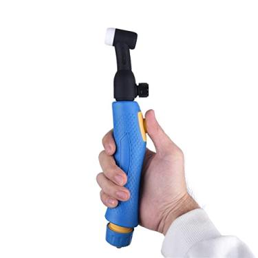 Imagem de Tocha de soldagem WP26 WP26F WP26V WP26FV WP26P SR26 SR26F SR26V SR26FV TIG Corpo da tocha resfriada a ar Cabeça Humana Design de Engenharia Rotativa Kit de tocha de 250 AMP (WP26)