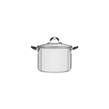 Imagem de Caldeirão Solar Silicone Em Aço Inox Com Fundo Triplo Com Tampa De Vidro 30 Cm 15,4 L