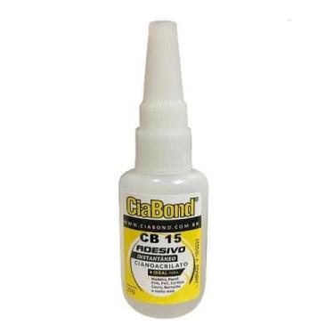 Imagem de Cola Adesivo Instantâneo Cb 15 Ciabond 20g Anti Entupimento