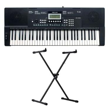 Imagem de Teclado Roland KB-330 Revas - Arranjador 61 Teclas + Suporte em X