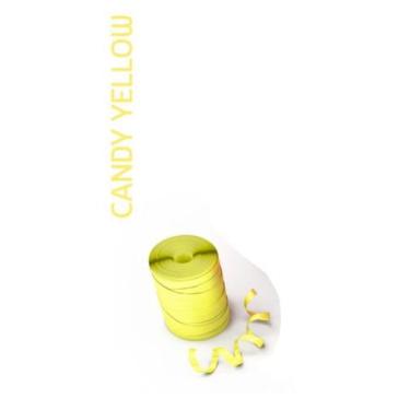 Imagem de Rolo Fitilho Candy Amarelo - 5mm x 50m - EmFesta - Bela Industria e Co