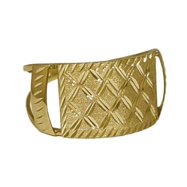 Imagem de Anel Em Ouro 18k 750 Chapa Amarela, 16