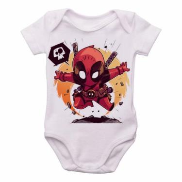 Imagem de body nenê criança roupa bebê Dead Pool - Empório Dutra, G   ( 4-8 Mese