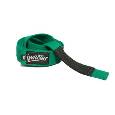 Imagem de Faixa Jiu-Jitsu Infantil Envio Imediato - Kimonos Invi, Verde, M2