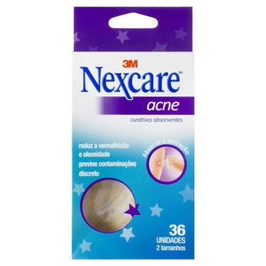 Imagem de Curativos Absorventes Para Acne Nexcare Tm  36Un 3M Pele