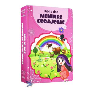 Imagem de Bíblia Sagrada Das Meninas Corajosas Arc Harpa Cristã Capa