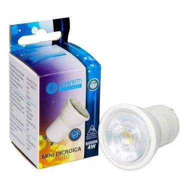 Imagem de Lampada Led Dicroica Mr11 4w Bivolt Gu10 6000k Luz Branca - LUMINATTI