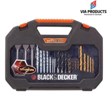 Imagem de Kit de Furar e Parafusar 100pçs A7187-XJ - Black Decker
