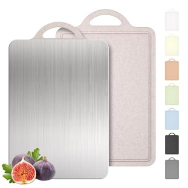 Imagem de ORIDOM Tábua de corte premium para tábua de cortar cozinha dupla face