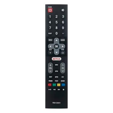 Imagem de Controle remoto de substituição RM-C3341 compatível com controle remoto JVC TV RM-C3341