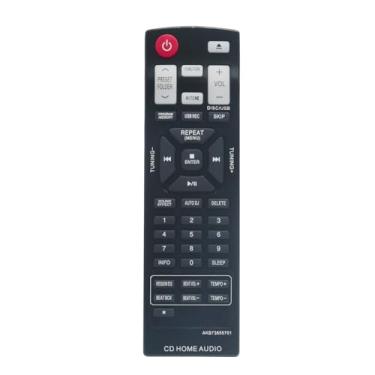 Imagem de ALLIMITY AKB73655701 Controle remoto de substituição compatível com LG Mini Stereo System Home Audio CM8520 (CM8520, CMS8520F/S/W) CM9520 (CM9520, CMS9520F/S/W)