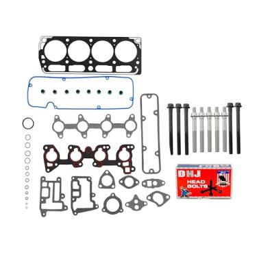 Imagem de DNJ Conjunto de Junta de Cabeçote Hgb329 com Kit de Parafuso de Cabeçote para Chevrolet S10 2.2L 2190Cc 134Cid L4 Ohv 1994-1997