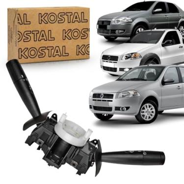 Imagem de Chave De Seta E Limpador Kostal Palio Siena Strada 2009 A 2014 Com Farol Bi-Parábola