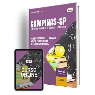 Imagem de Apostila Prefeitura de Campinas - SP 2025 - Professor Adjunto I - Educ