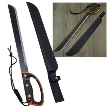 Imagem de Facão Machete 71cm Aço Inoxidável e Cabo Ergonômico para Aventuras ao 