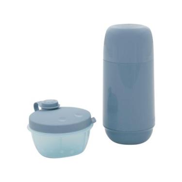Imagem de Garrafa Térmica para Bebê 250ml Sanremo Termic - Animaizinhos com Pote